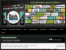 Tablet Screenshot of pjsrockcamp.com